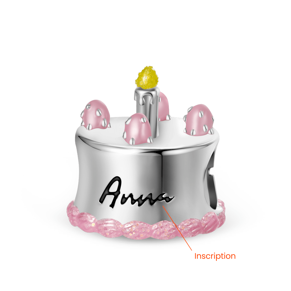 Gnoce Engravable Birthday Cake Candle Wishing Charm_2