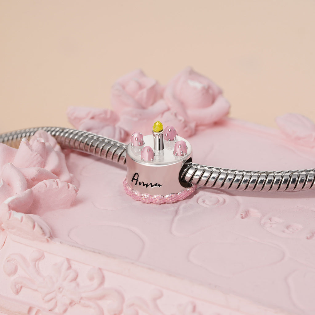 Gnoce Engravable Birthday Cake Candle Wishing Charm_4