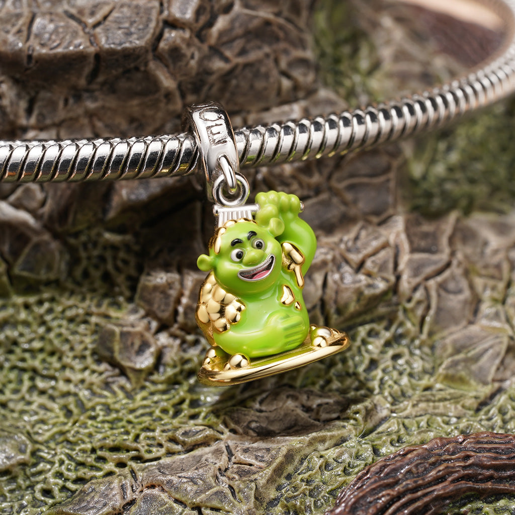 Gnoce Shrek Enjoy Delightful Bath Pendant Dangle Charm_3
