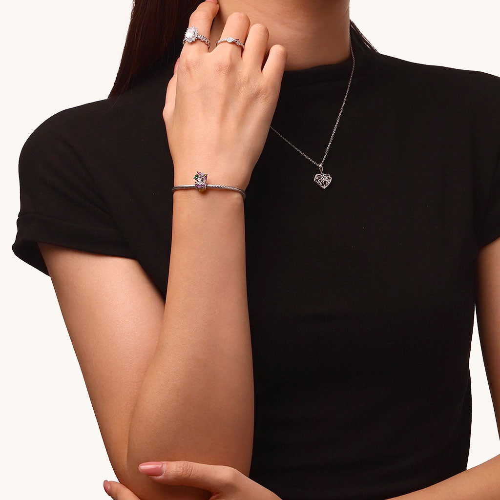 Gnoce Wreath Highland Cow Glow-in-the-Dark Easter Eggs Charm_5