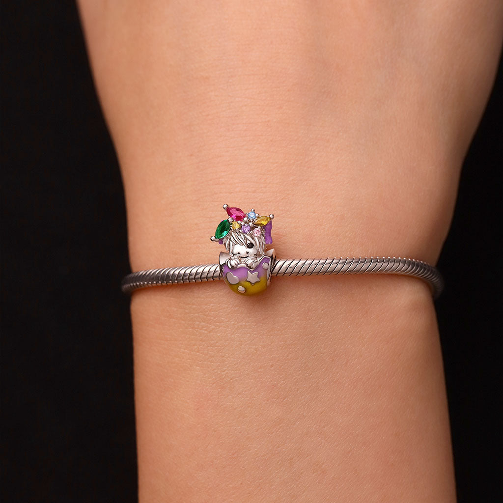 Gnoce Wreath Highland Cow Glow-in-the-Dark Easter Eggs Charm_6