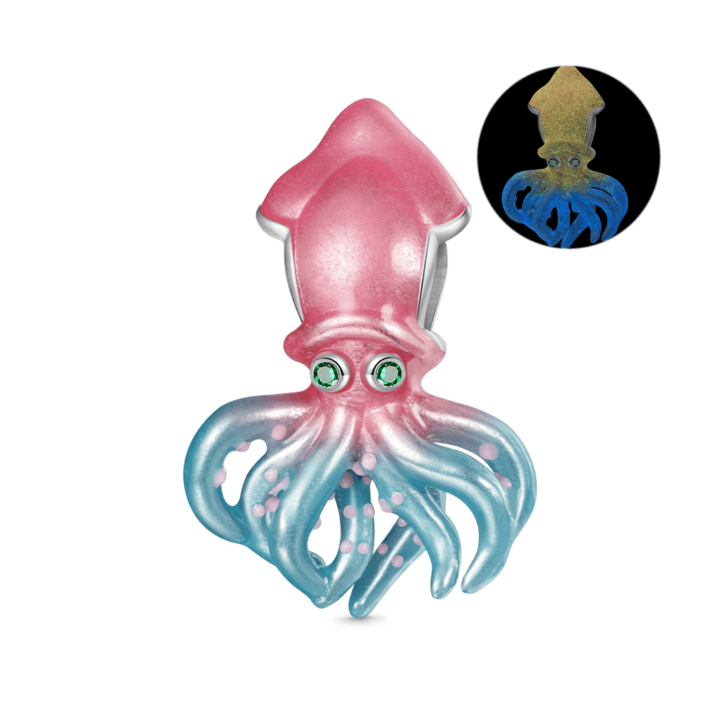 Gnoce Ocean Glow-in-the-Dark Magic Squid Charm_2