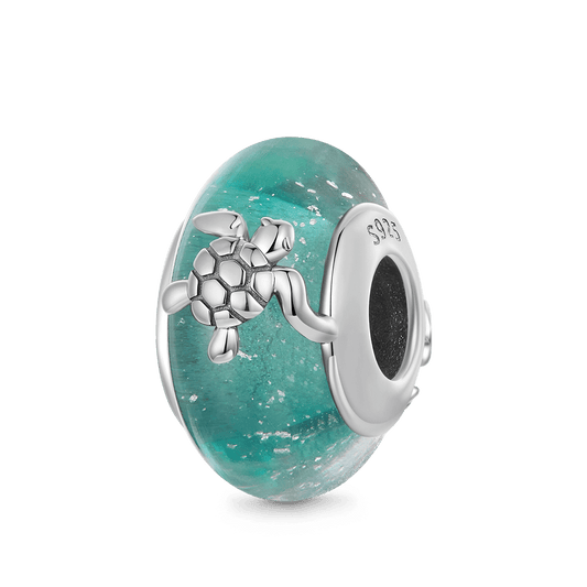 Gnoce Green Sea Turtle Glass Charm_1