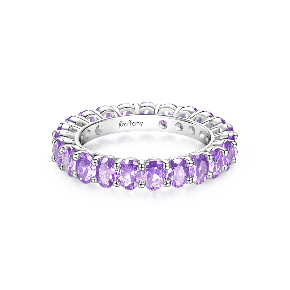 Amethyst Oval-cut Eternity Band Ring_1