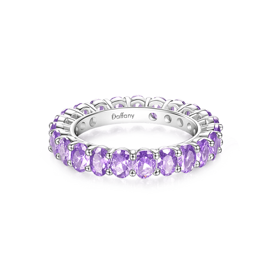 Amethyst Oval-cut Eternity Band Ring_1