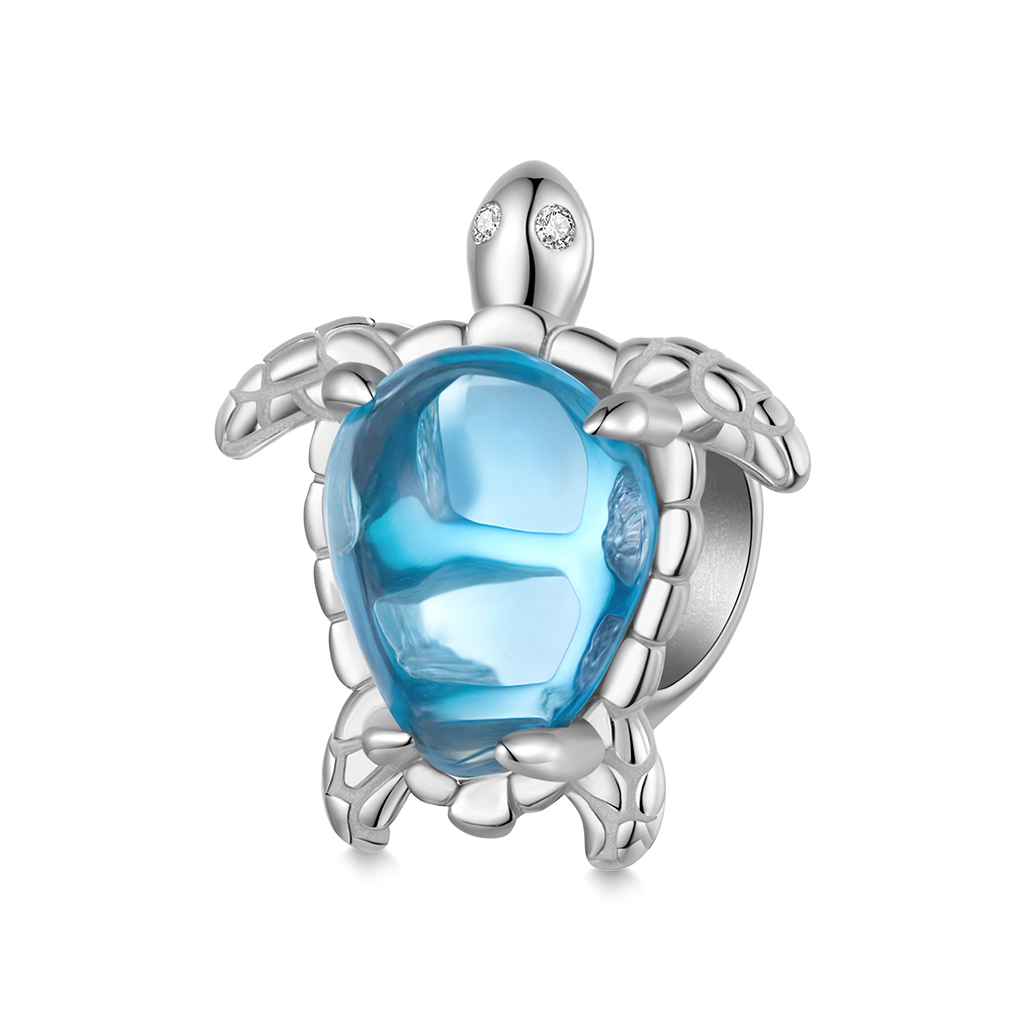 Gnoce Romantic Blue Sea Turtle Charm_1