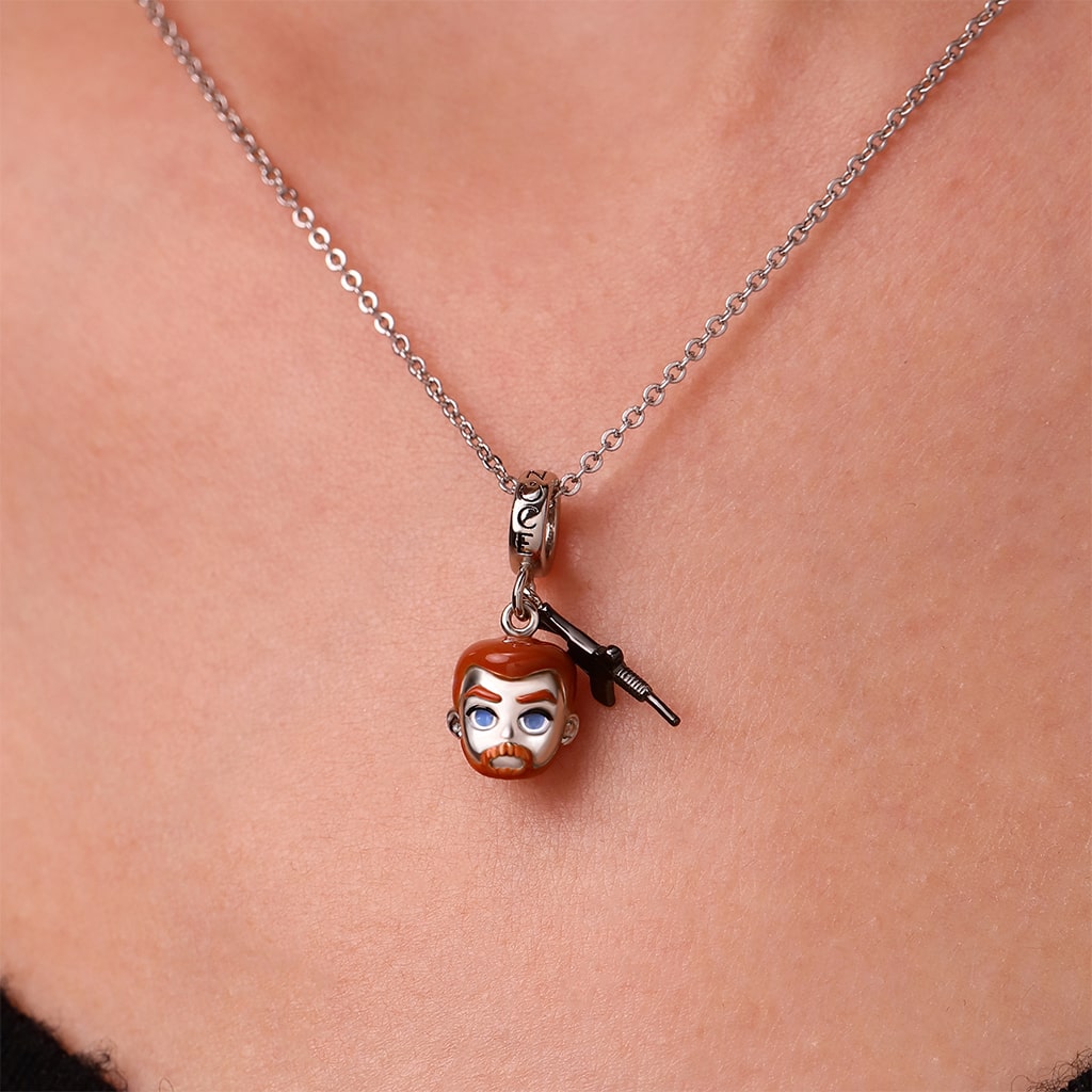 Gnoce Walking Dead Abraham Ford Pendant Dangle Charm_5