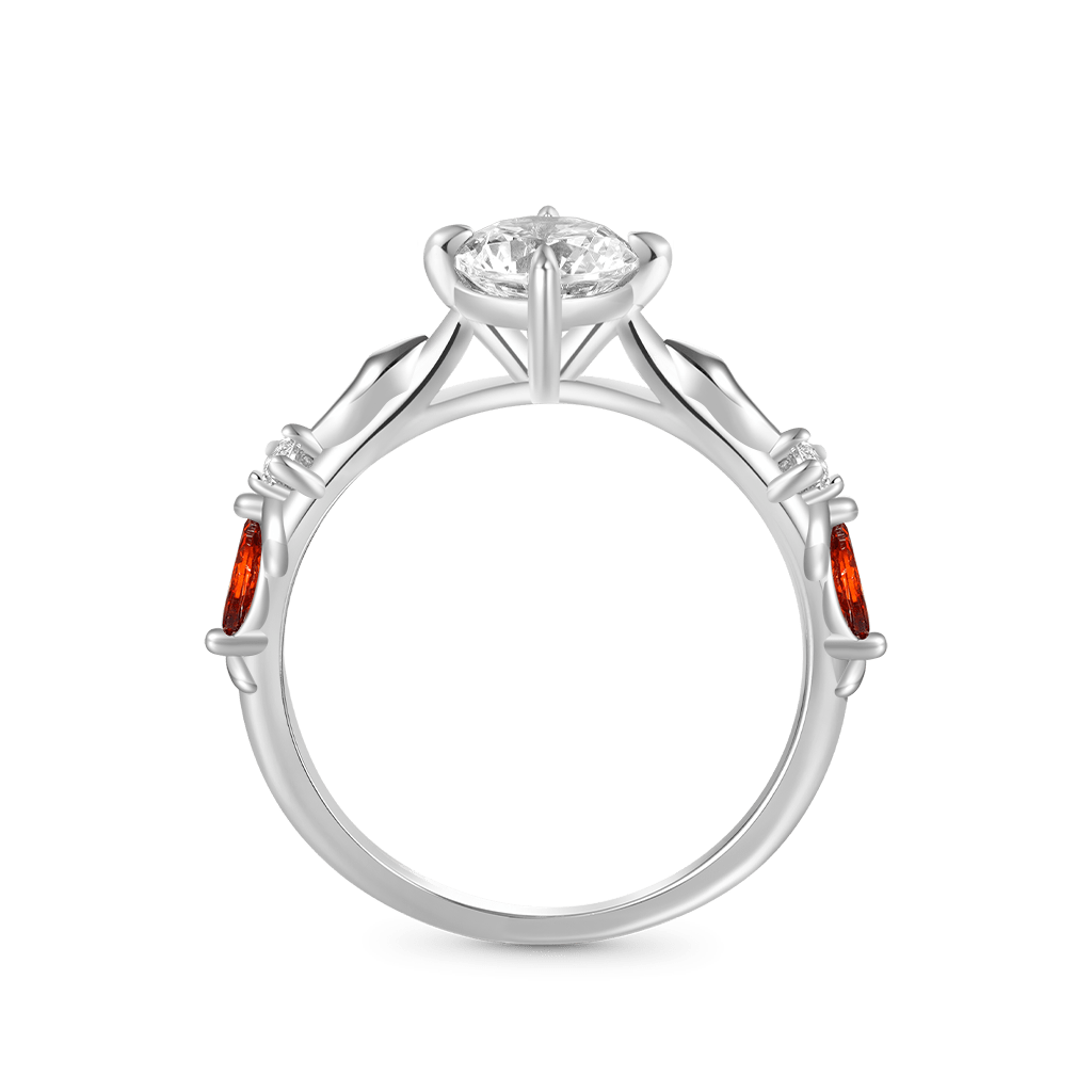 Gnoce Snake Hug White Diamond Ring_2