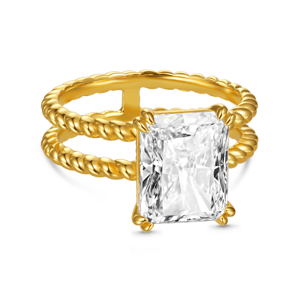 Gnoce Radiant-cut Soliatire Split Shank Engagement Ring_3