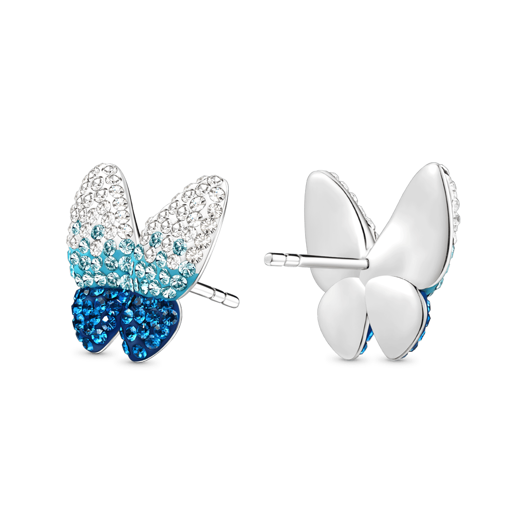 Gnoce Blue Gradient Butterfly Earrings_2