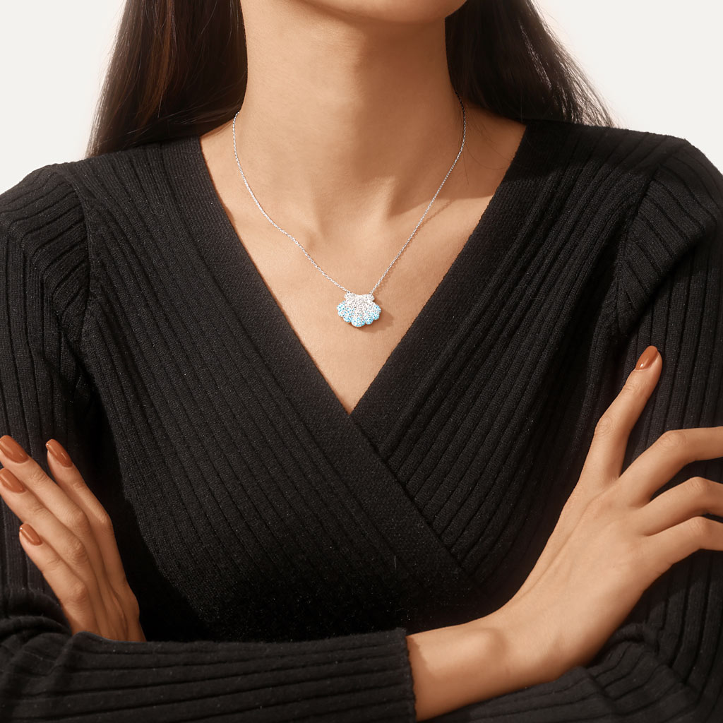 Gnoce Shell Pendant Necklace_5