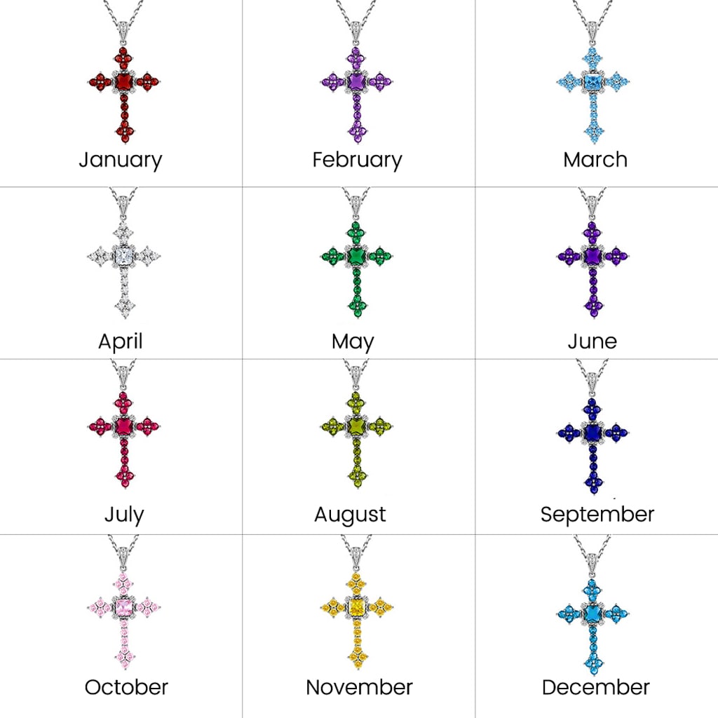 Gnoce Elegant Vintage Cross Pendant Necklace_3