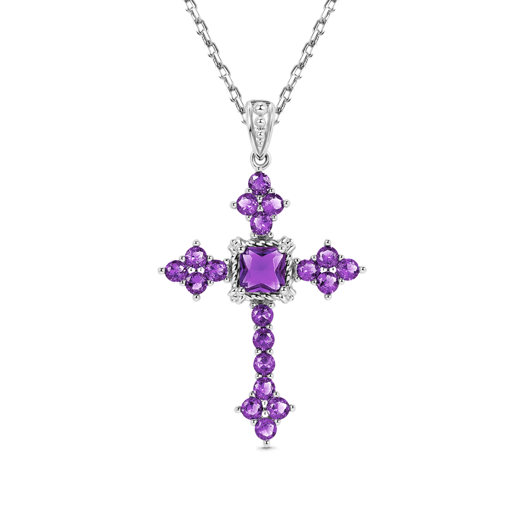 Gnoce Elegant Vintage Cross Pendant Necklace_2