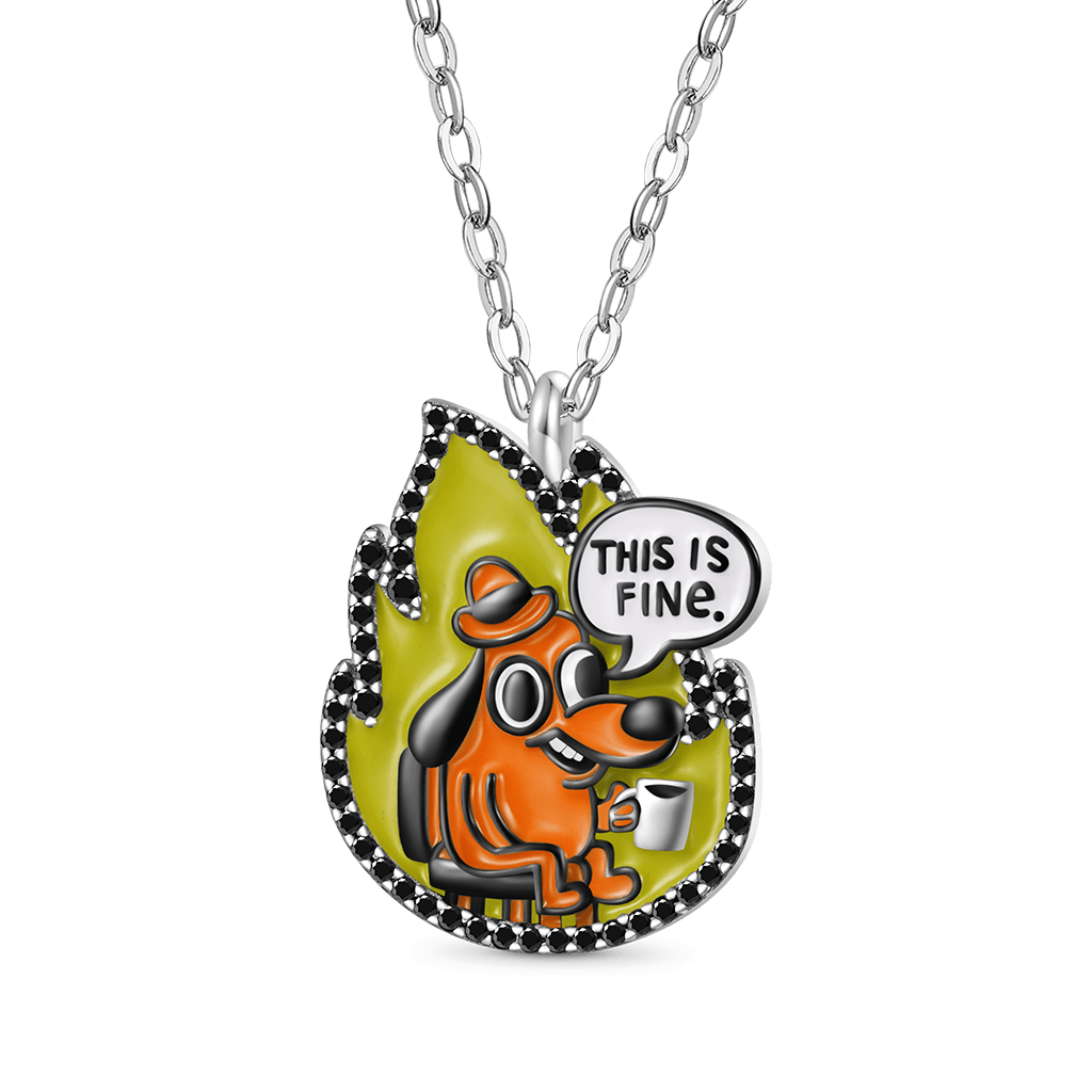 Gnoce This Is Fine Necklace - Flame_1