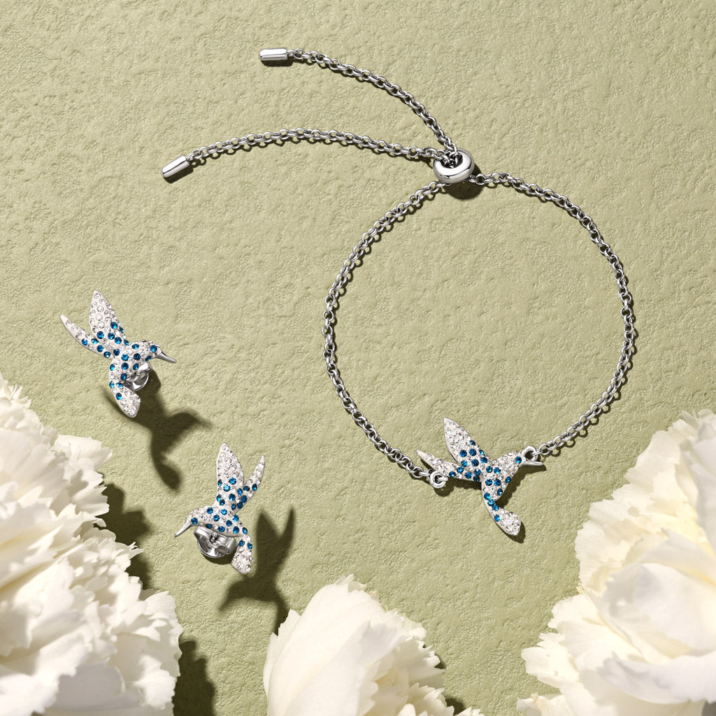 Gnoce Blue Hummingbird Earrings_4