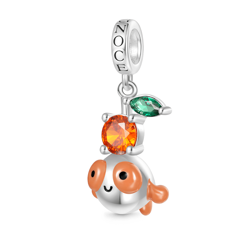 Gnoce Bubble-eye Goldfish Pendant Dangle Charm_1