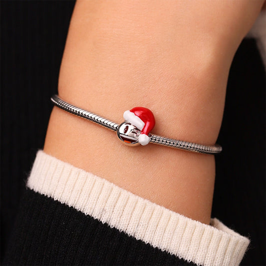 Gnoce Santa Hat Winking Smiley Pumpkin Charm_5