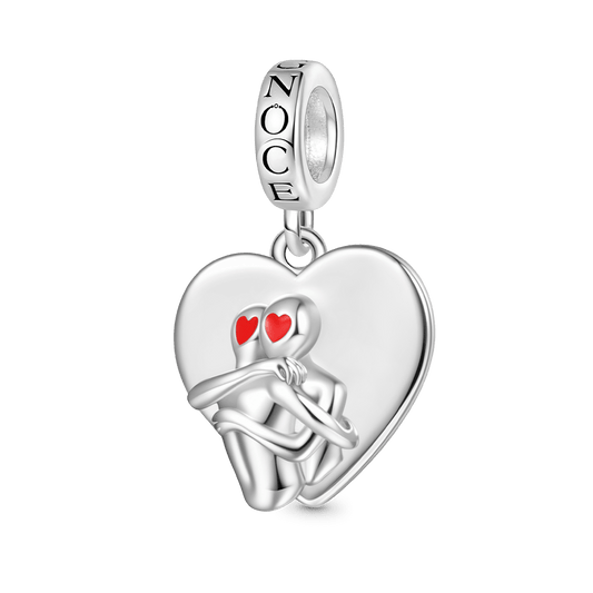 Gnoce 'Self Love' Hugging Heart Pendant Dangle Charm_1