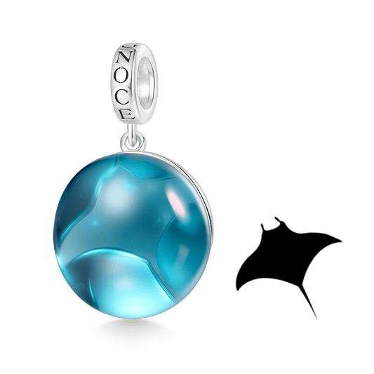 Gnoce Deep Sea Journey - Devil Rays Glass Projection Pendant Dangle Charm_1