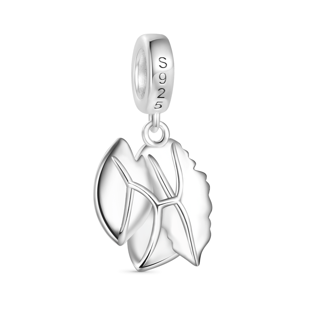 Gnoce Glow-in-the-Dark Begonia Plant Pendant Dangle Charm_3