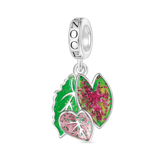 Gnoce Glow-in-the-Dark Begonia Plant Pendant Dangle Charm_2