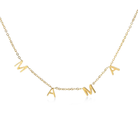 Gnoce MAMA Pave Letter Necklace_1