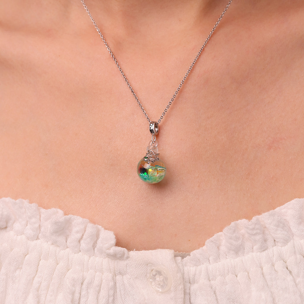 Gnoce Elf Luminous Star Quicksand Bottle Pendant Dangle Charm_6