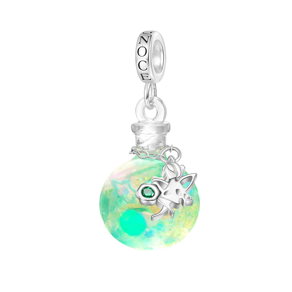 Gnoce Elf Luminous Star Quicksand Bottle Pendant Dangle Charm_1