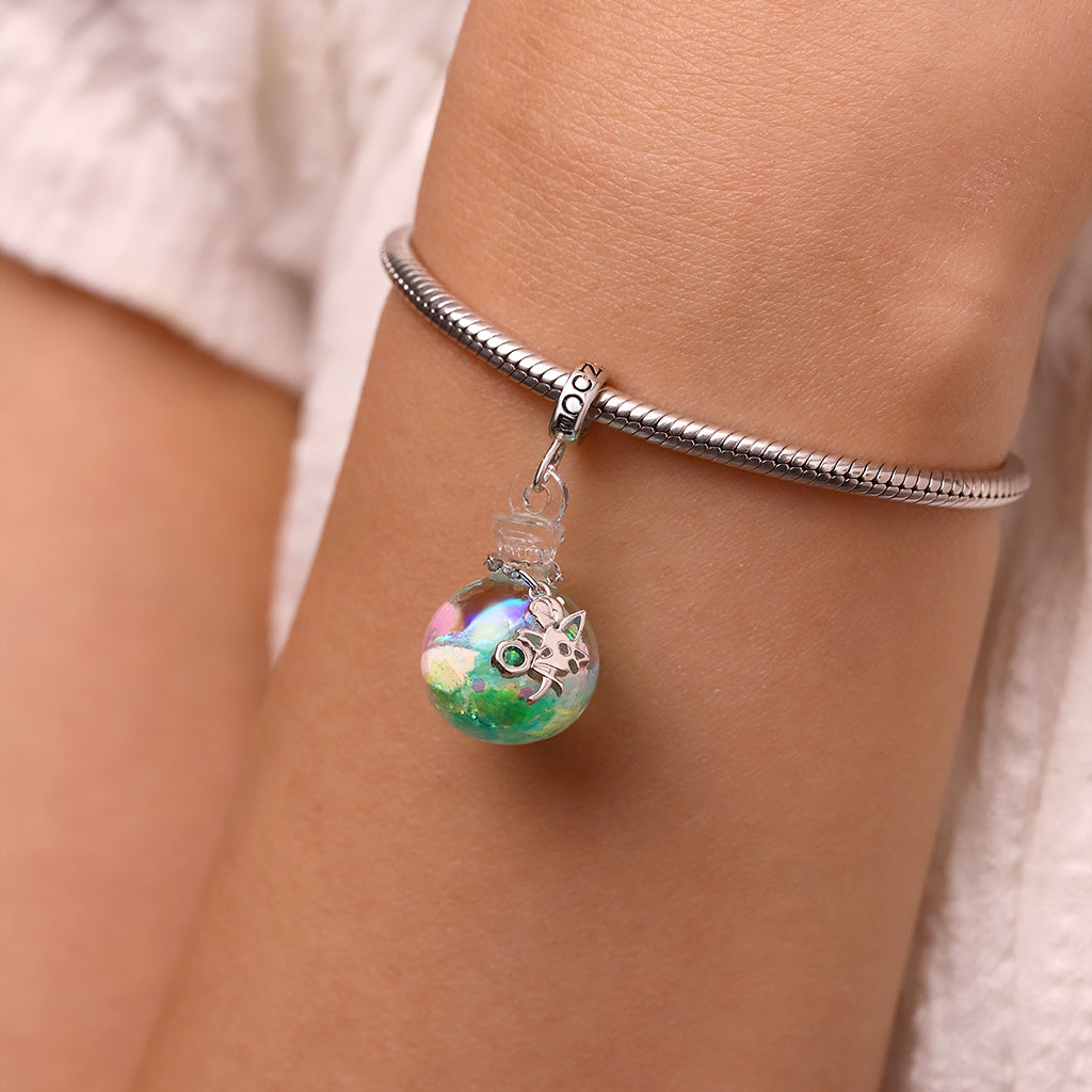 Gnoce Elf Luminous Star Quicksand Bottle Pendant Dangle Charm_7
