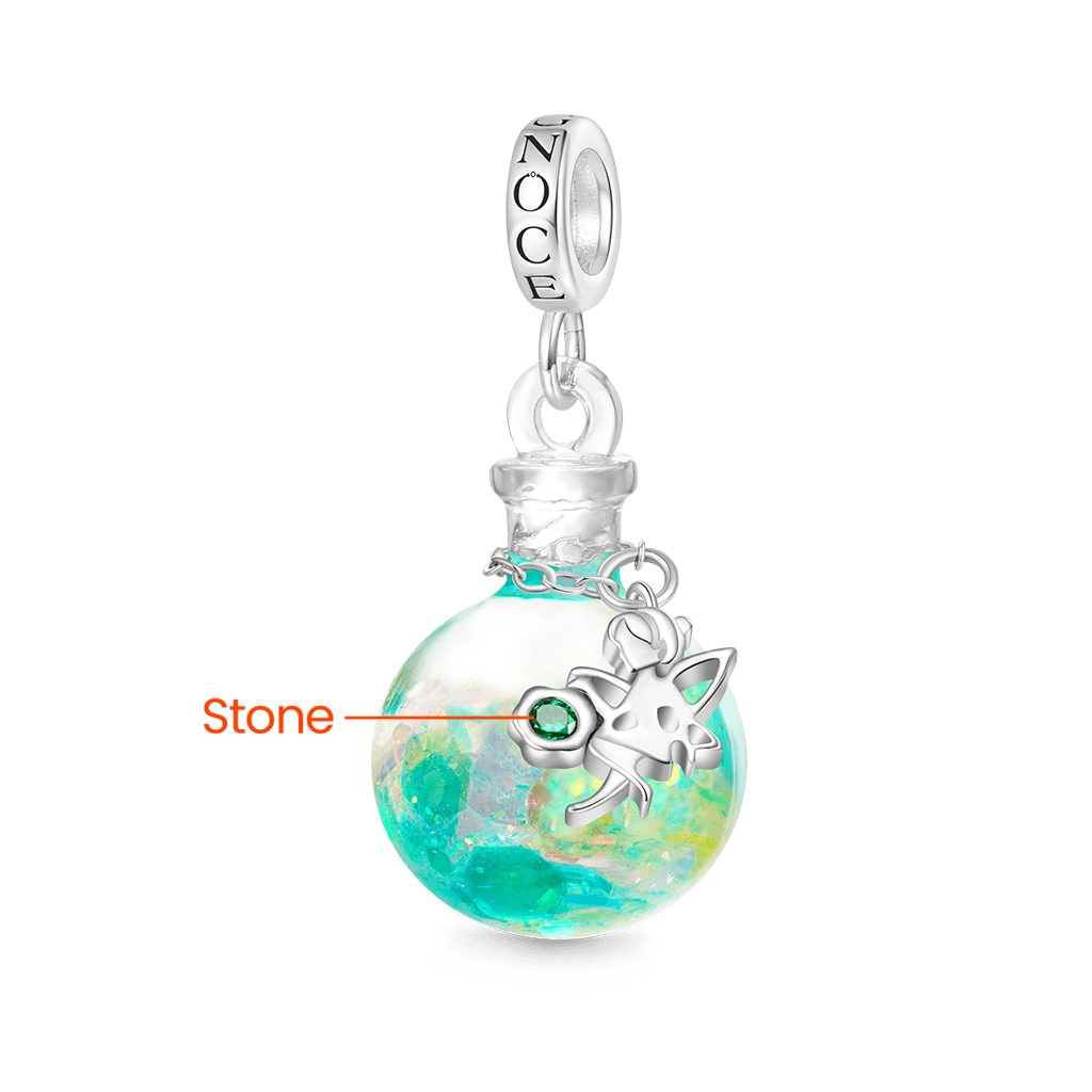 Gnoce Elf Luminous Star Quicksand Bottle Pendant Dangle Charm_3