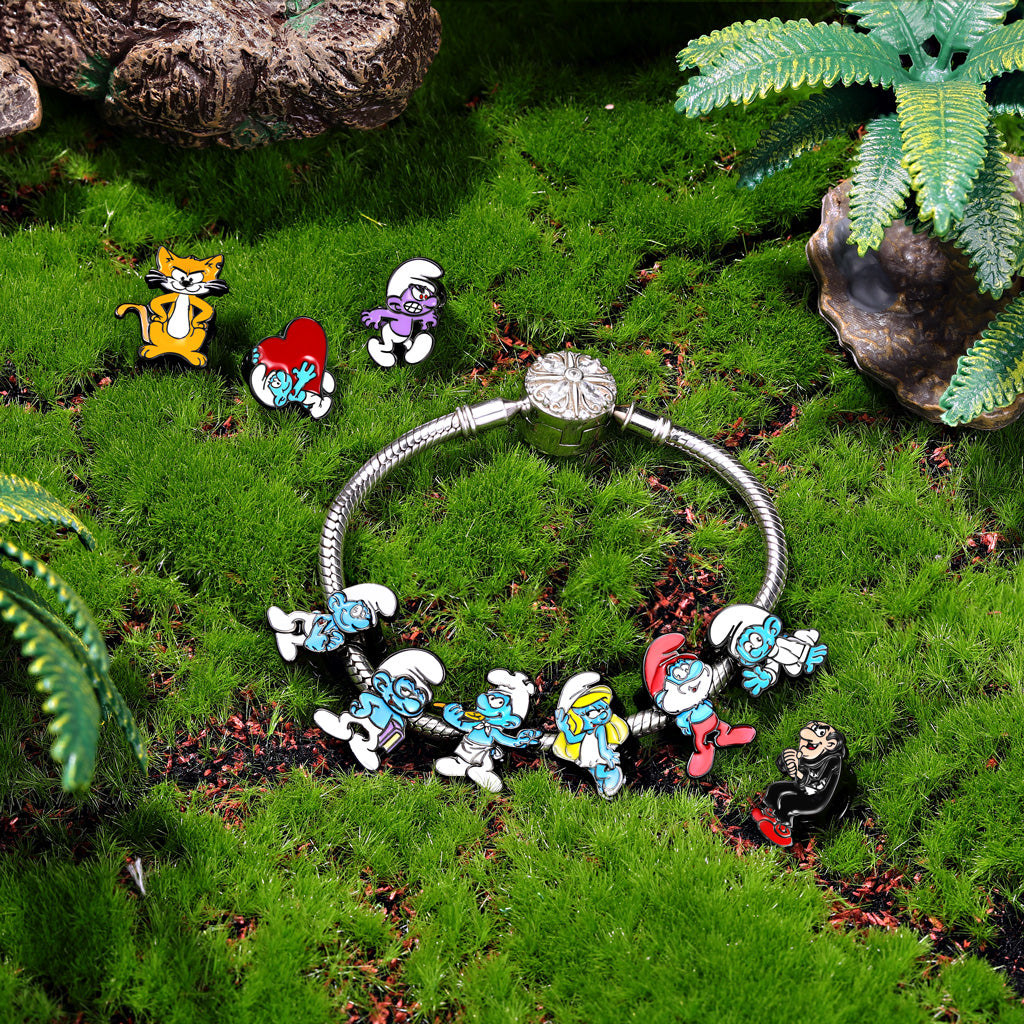 Gnoce Smurfs Charm x Brainy Smurf_3