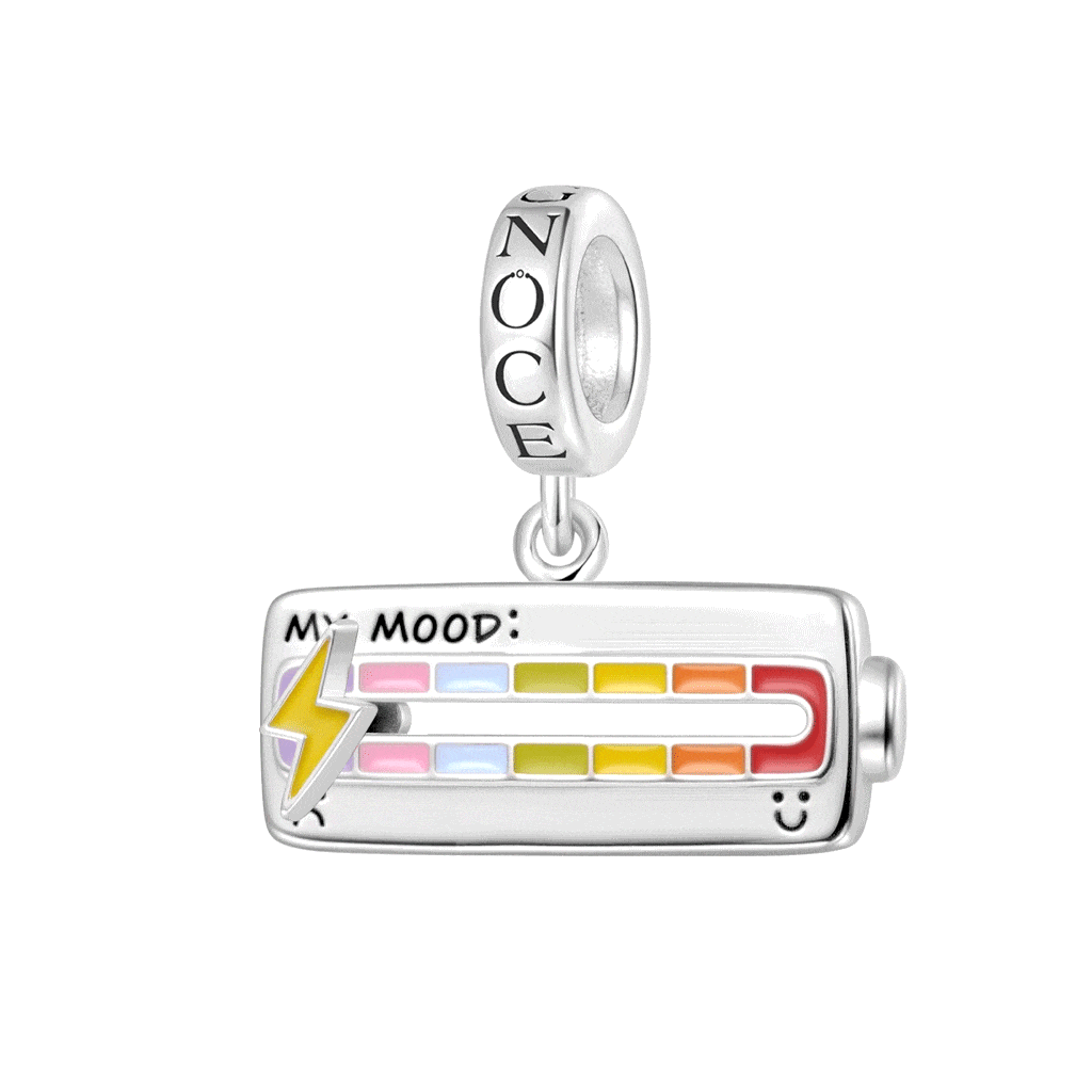 Gnoce Slideable Funny Enamel Seven Mood Pin Pendant Dangle Charm_1