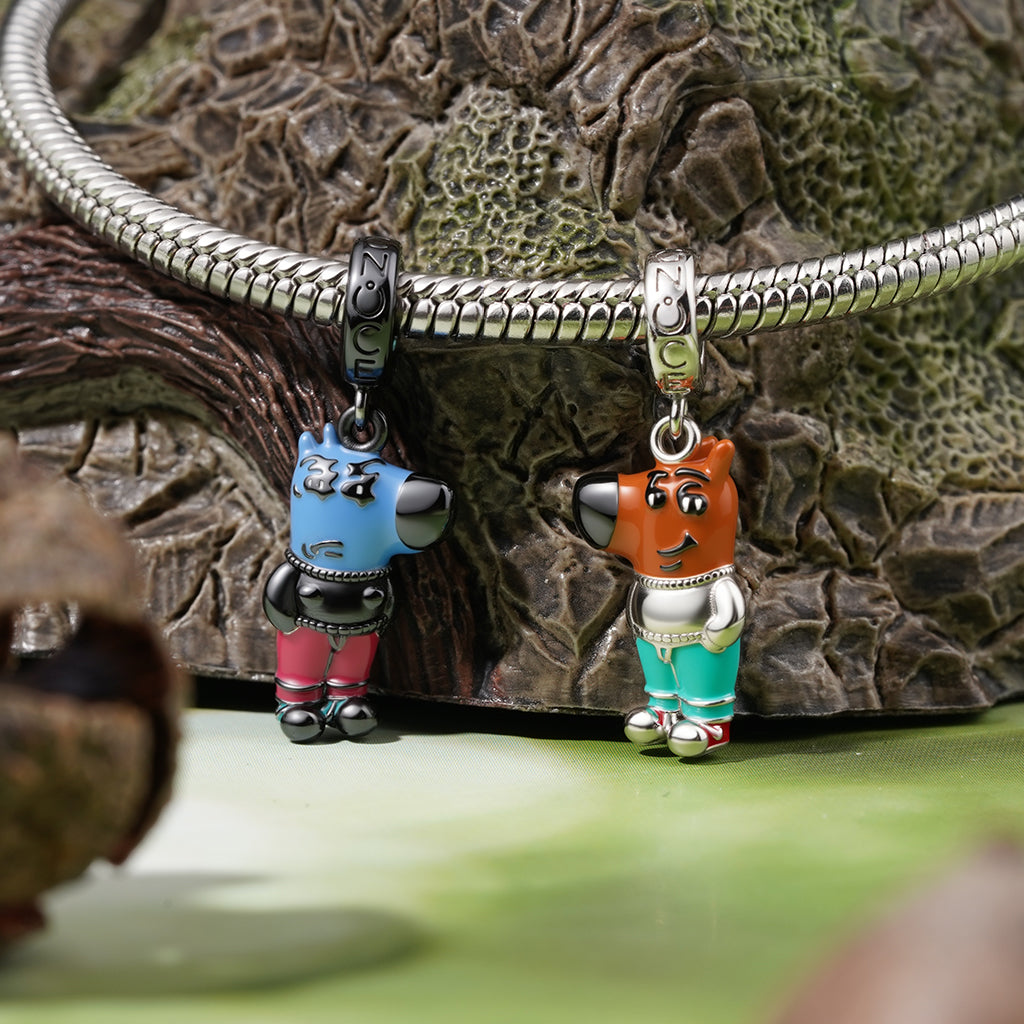 Gnoce Lowkey Chill Guy Solo Pendant Dangle Charm_3