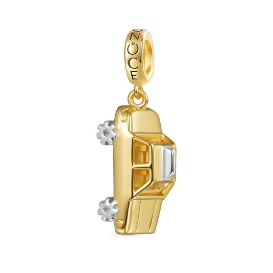 Gnoce Engravable Taxis of New York City Pendant Dangle Charm_1