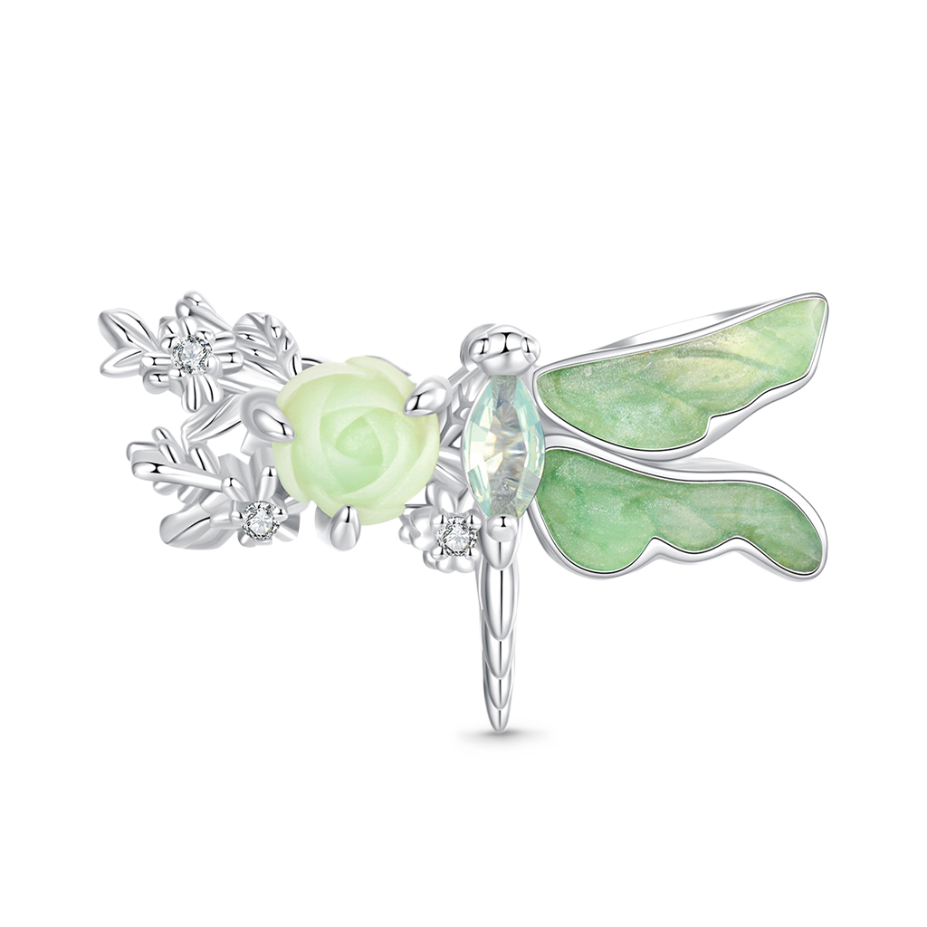 Gnoce Spring Green Dragonfly Charm_2