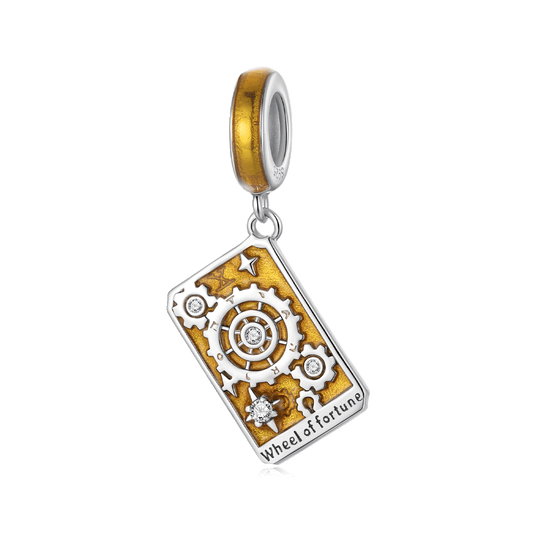 Gnoce Tarot Wheel of Fortune Pendant Dangle Charm_1