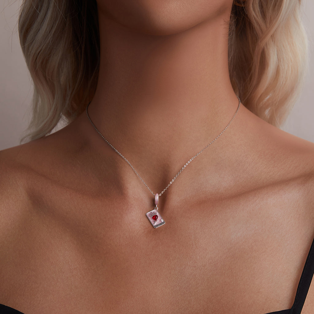 Gnoce Queen Tarot Powerful Female Energy Pendant Dangle Charm_5