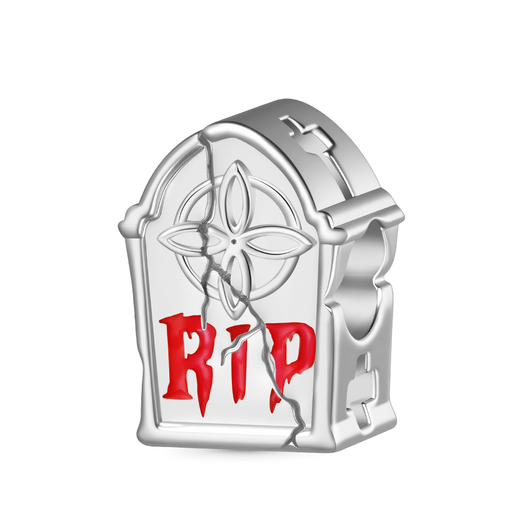 Gnoce Halloween Cracked RIP Tombstone Glow-in-the-Dark Charm_2