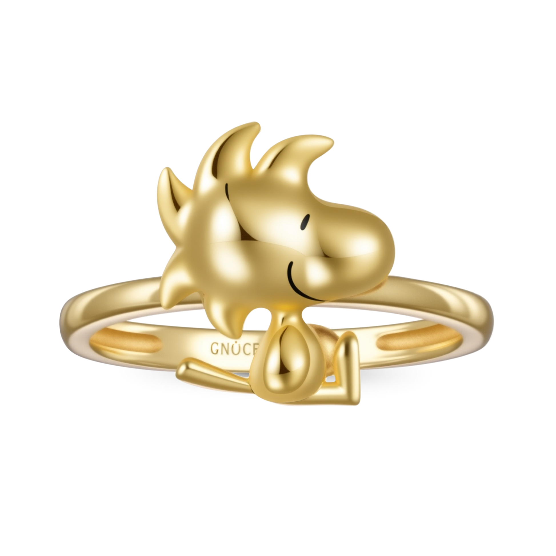 Gnoce Peanuts 18k Gold Plated Woodstock Ring_1