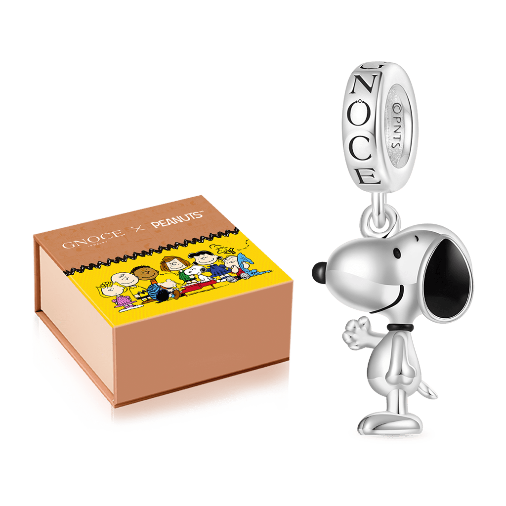Gnoce Peanuts Standing Snoopy Pendant Dangle Charm_2