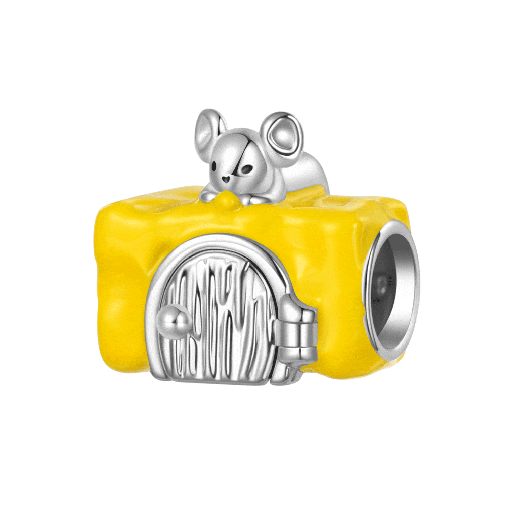 Gnoce Mouse Delicious Cheese House Charm_1