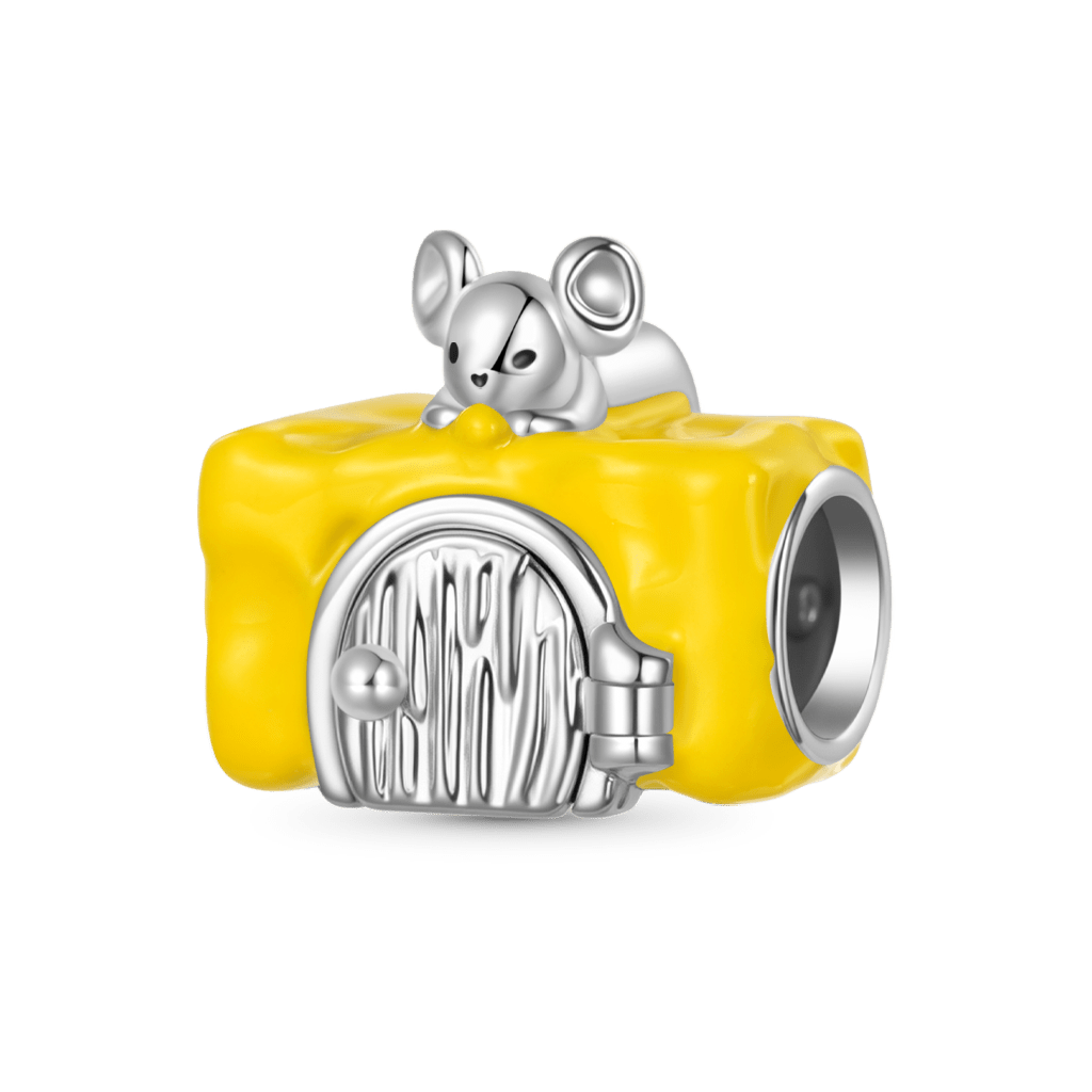 Gnoce Mouse Delicious Cheese House Charm_2