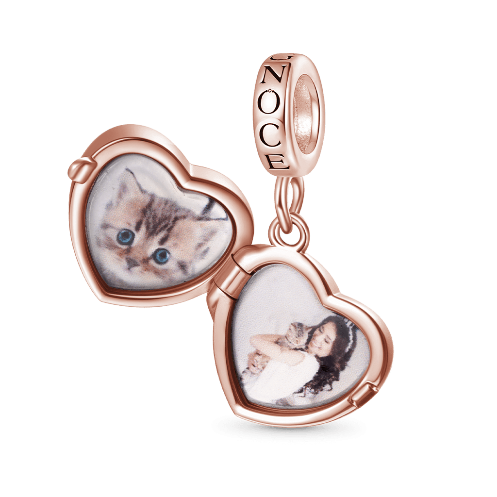 Gnoce 'In My Heart'  Love Multiple Photo Pendant Dangle Charm_3