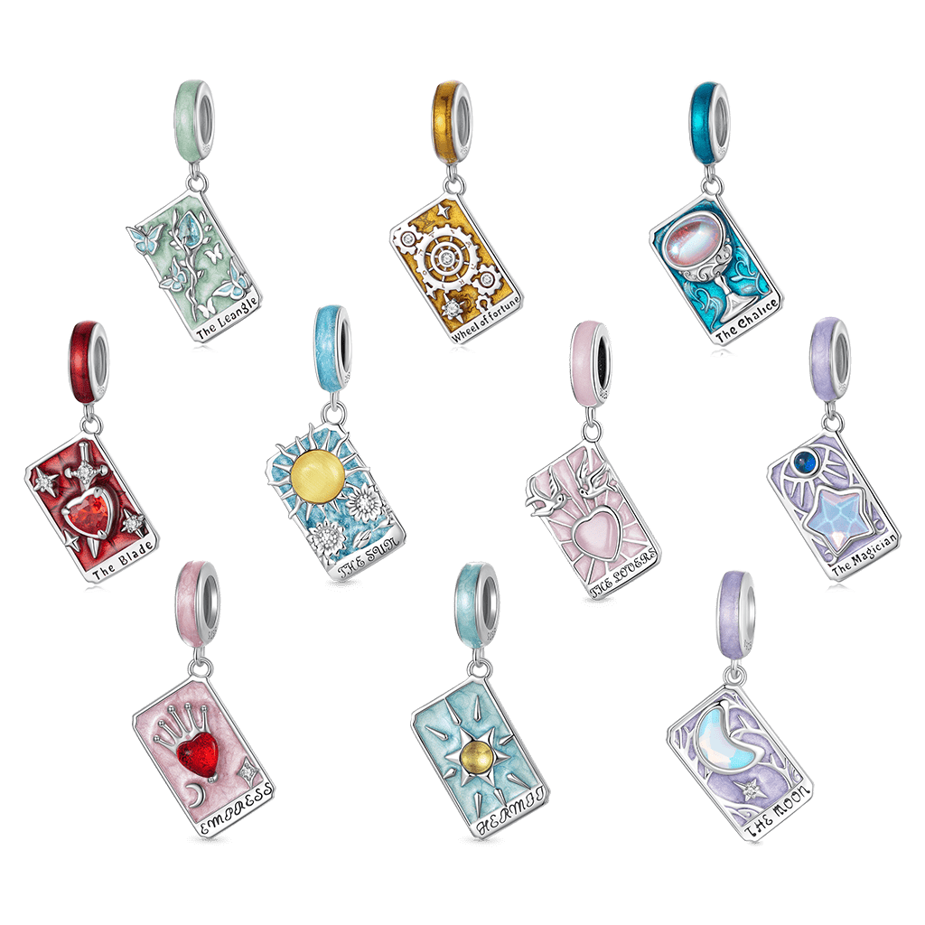 Gnoce Lovers Tarot Card Pendant Dangle Charm_2