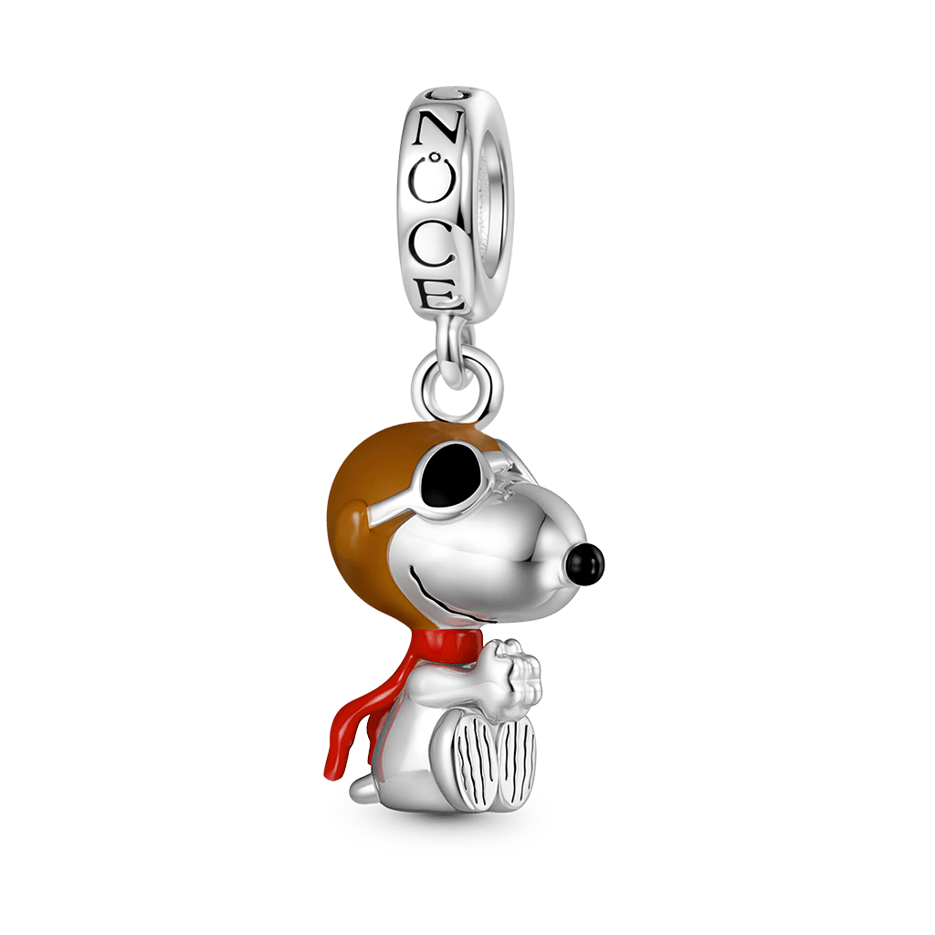 Gnoce Peanuts Ace Pilots Snoopy Pendant Dangle Charm_1
