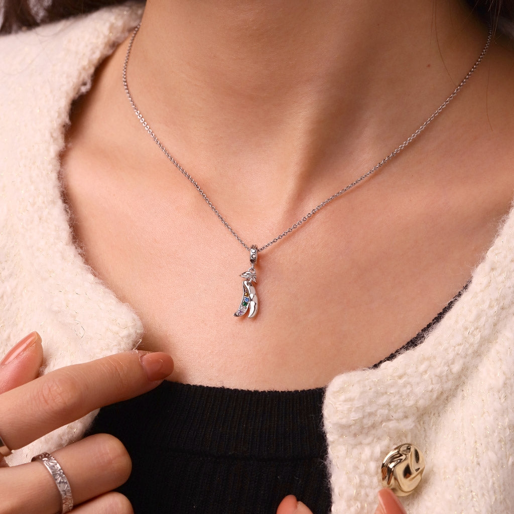 Gnoce Personalized Birthstone Six Peas in a Pod Pendant Dangle Charm_7