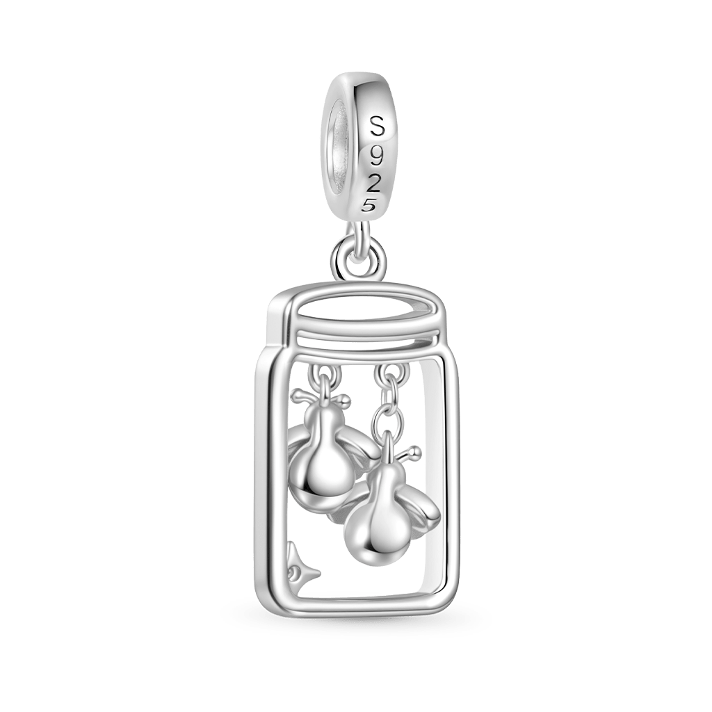 Gnoce Glow-in-the-Dark Firefly Bottle Pendant Dangle Charm_3