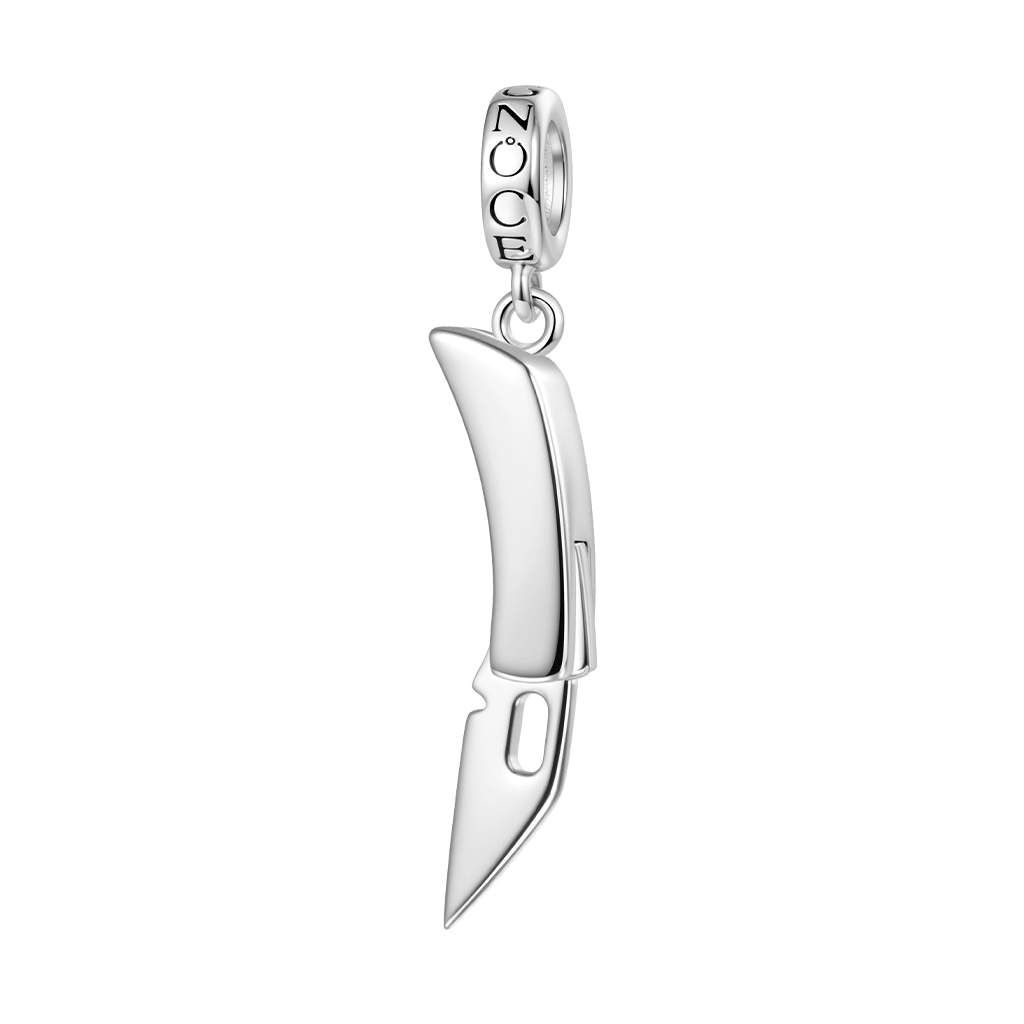 Gnoce Retractable Pocket Knife Engravable Pendant Dangle Charm_4