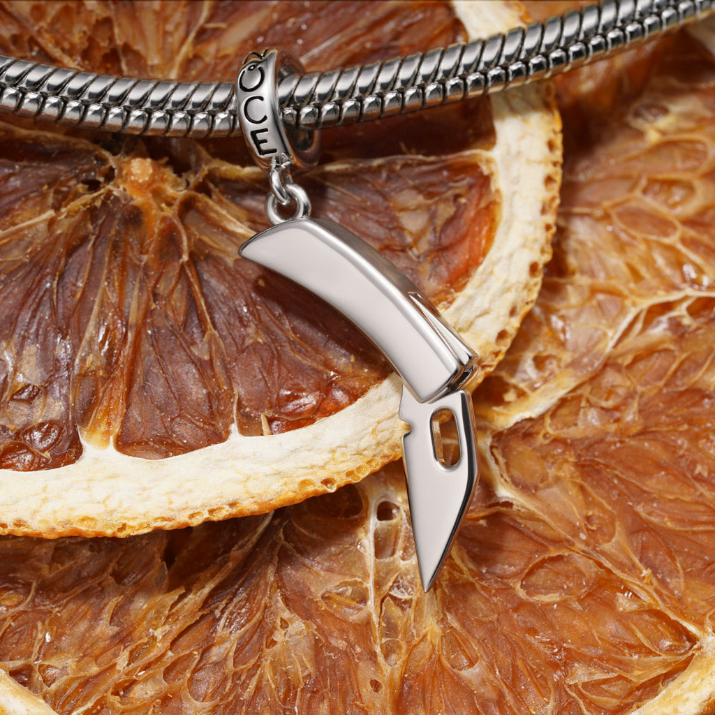 Gnoce Retractable Pocket Knife Engravable Pendant Dangle Charm_5