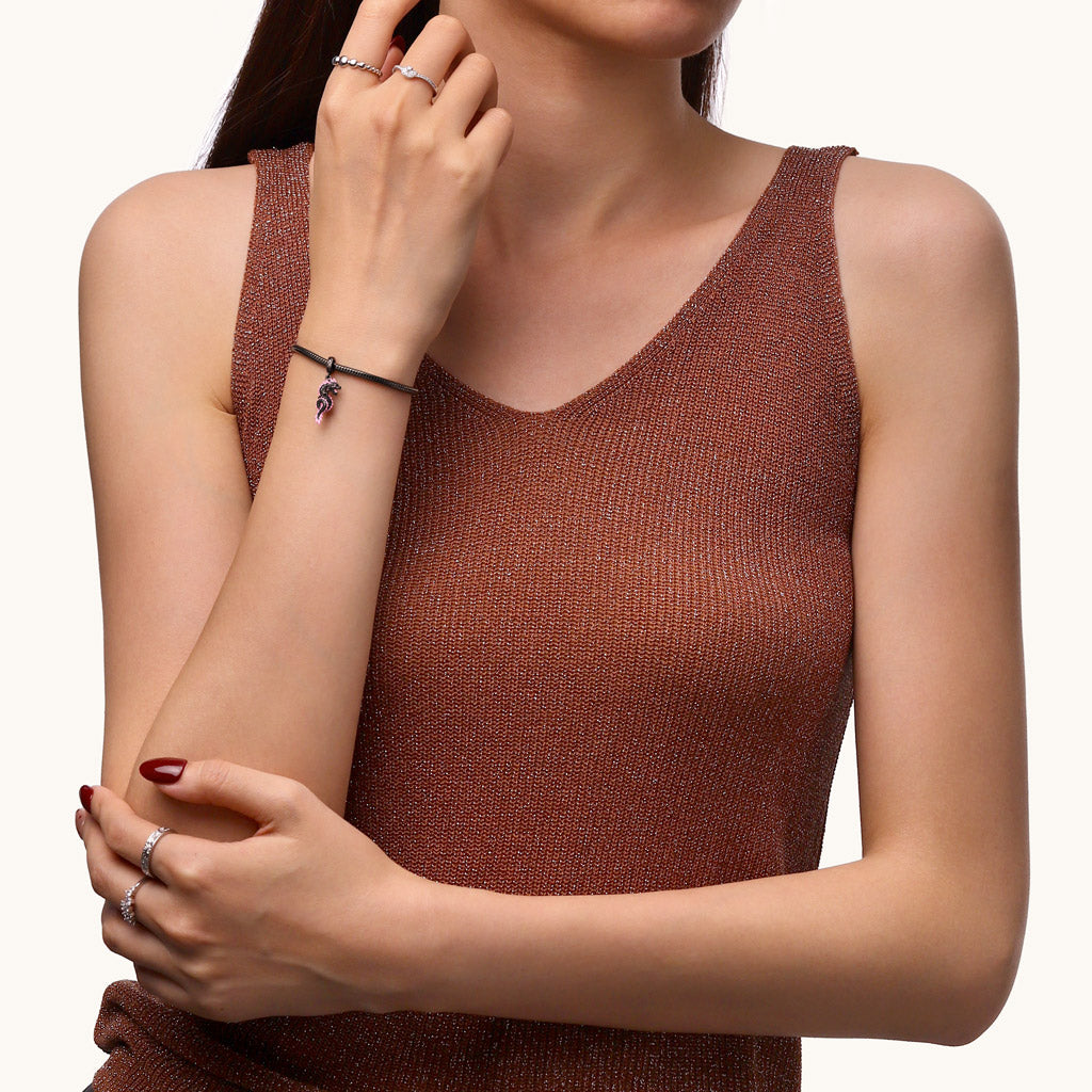 Gnoce Glow-in-the-Dark Black Dragon Pendant Dangle Charm_7